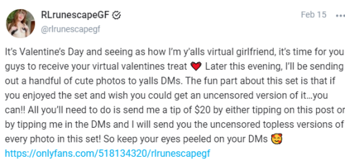 RLrunescapeGF Nude Leaked Onlyfans Photo RLrunescapeGF Nude Leaked Onlyfans Photo
