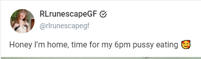 RLrunescapeGF Nude Leaked Onlyfans Photo RLrunescapeGF Nude Leaked Onlyfans Photo
