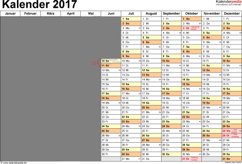 kalender 2017