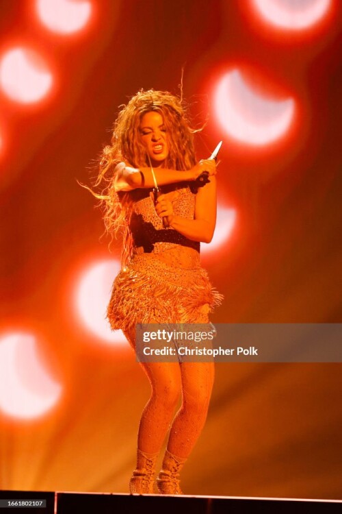 Shakira performs onstage at the 2023 MTV Video Music Awards held at Prudential Center on September 1