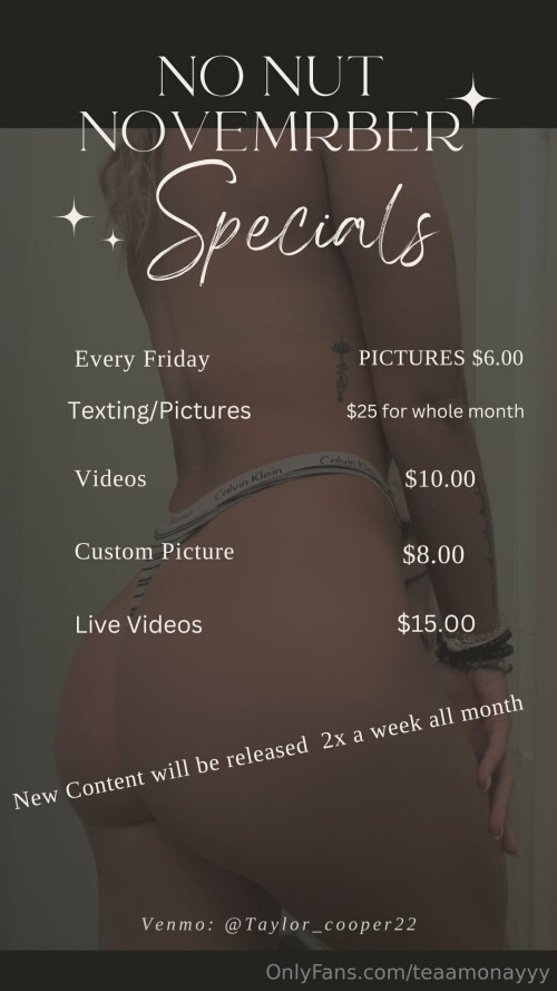 teaamonayyy Nude Leaked Onlyfans Photo