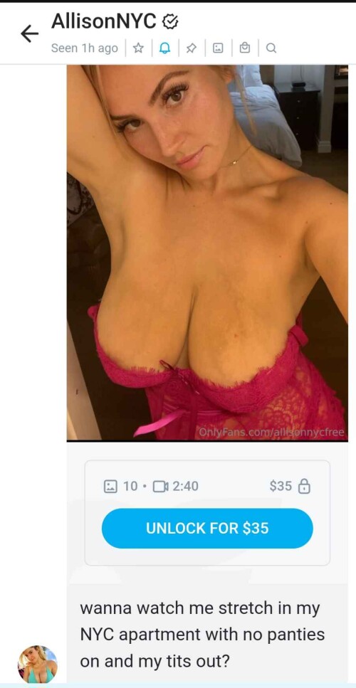 Allisonnyc Nude Leaked Onlyfans Photo Allisonnyc Nude Leaked Onlyfans Photo