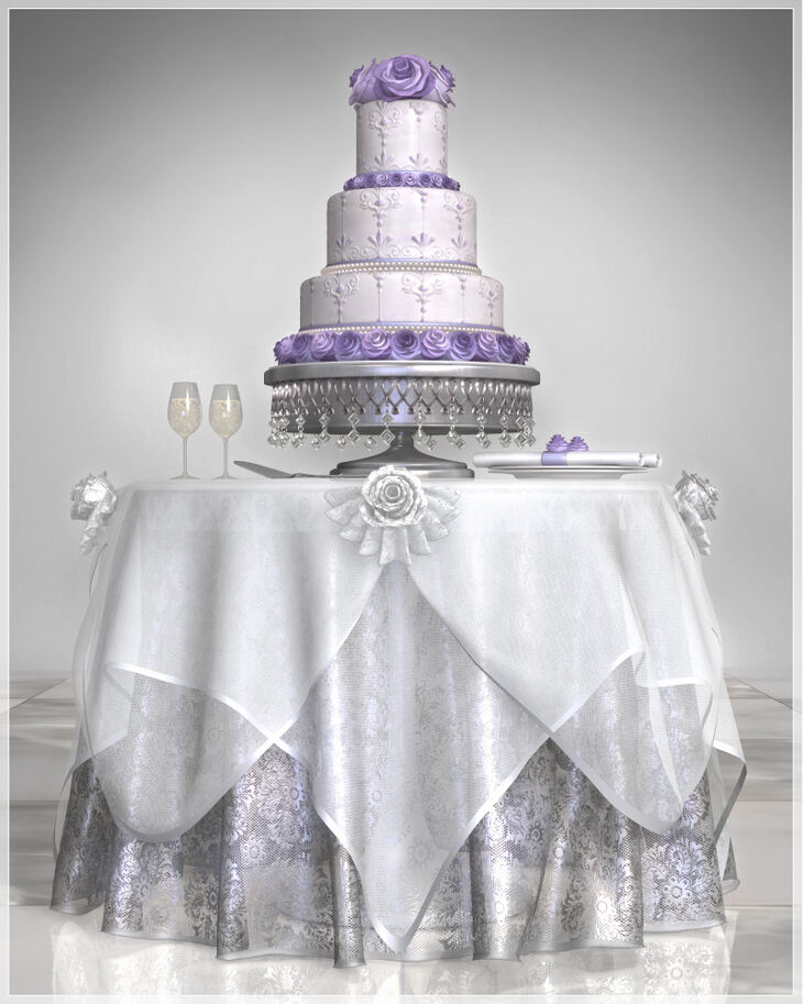 GCD Wedding Cake and Table Setdbc252f4458f99b3