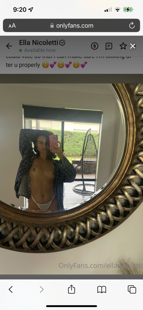 Ella nicoletti Nude Leaked Onlyfans Photo Ella nicoletti Nude Leaked Onlyfans Photo