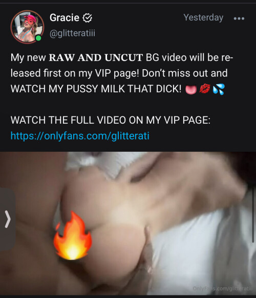 Gracie Valentino | Glitterati Nude Leaked Onlyfans Photo Gracie Valentino | Glitterati Nude Leaked Onlyfans Photo