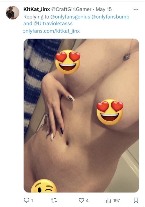 Jinxitsharley / kitkat_jinx Nude Leaked Onlyfans Photo