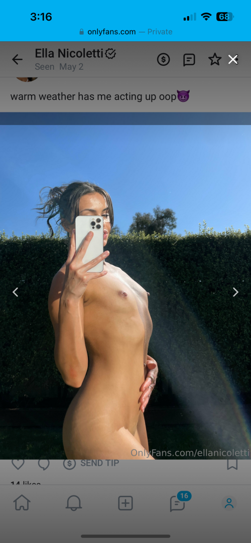 Ella nicoletti Nude Leaked Onlyfans Photo Ella nicoletti Nude Leaked Onlyfans Photo