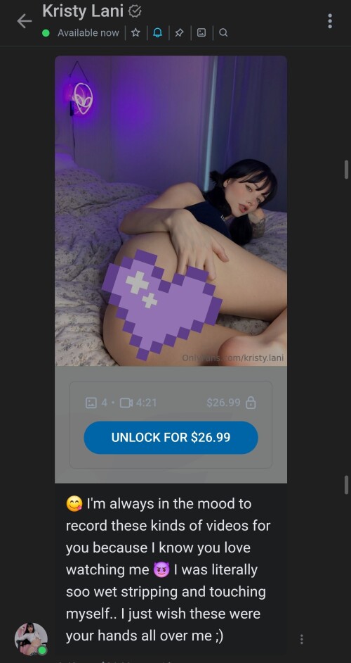 Kristy Lani Nude Leaked Onlyfans Photo