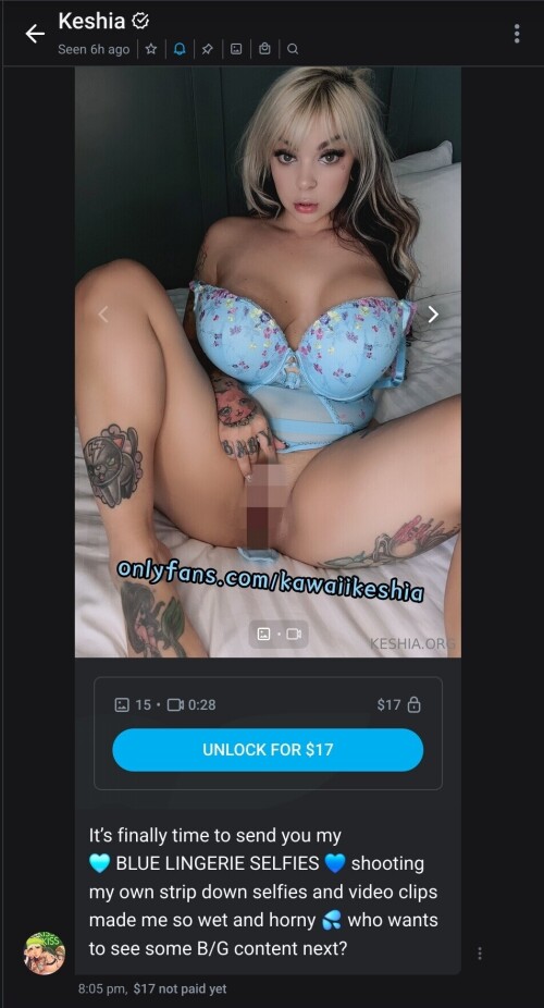 Kawaiikeshia Nude Leaked Onlyfans Photo