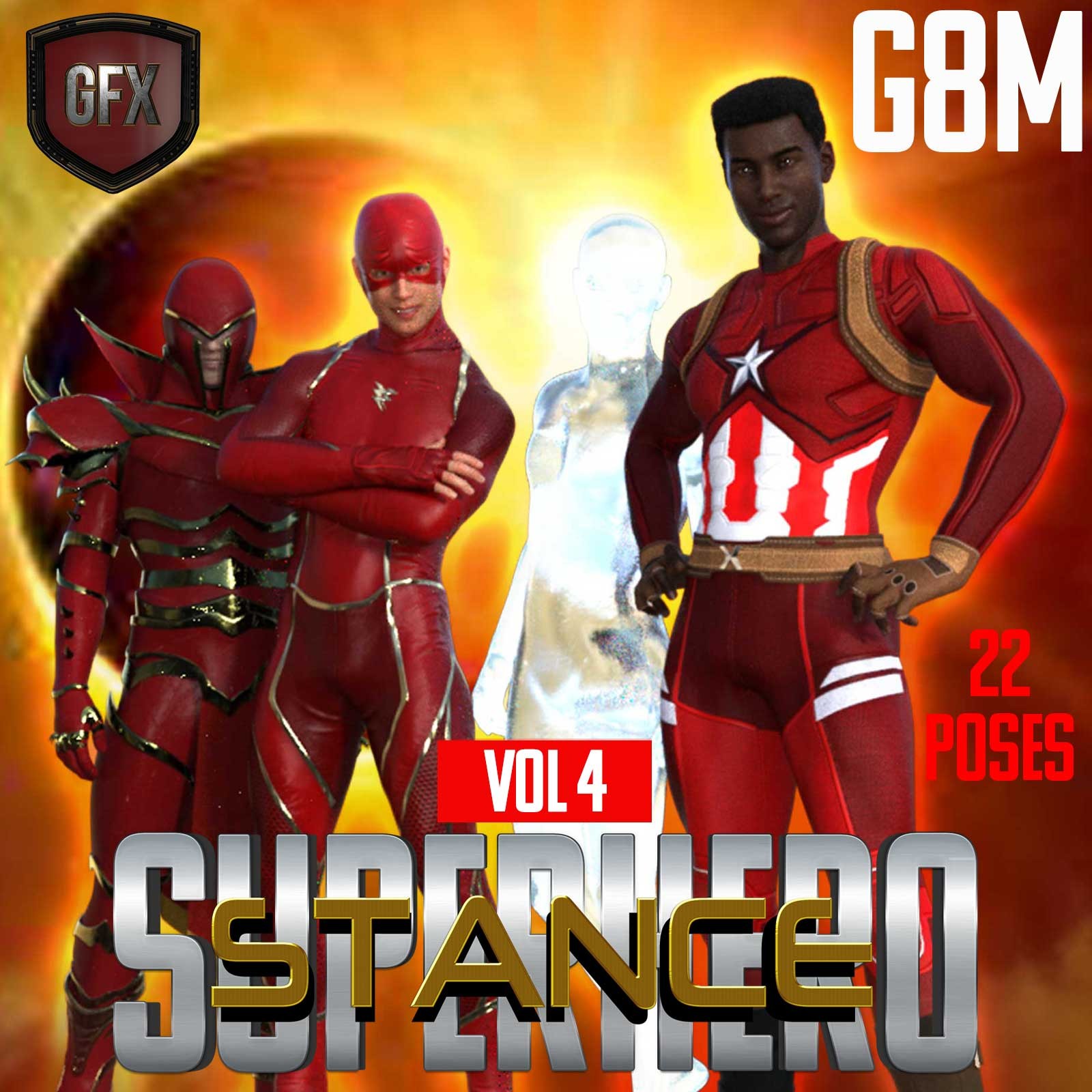 SuperHero Stance For G8M Volume 4 [Request]