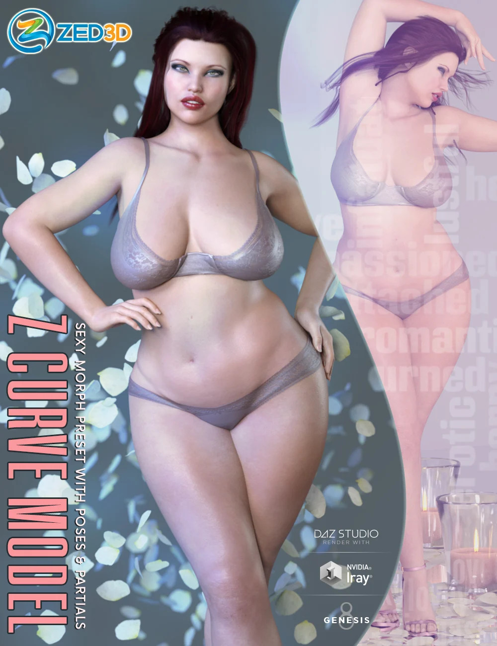 Z Curve Model Shape Preset and Poses for Genesis 8 Femaleb95a4bdf5f85c748