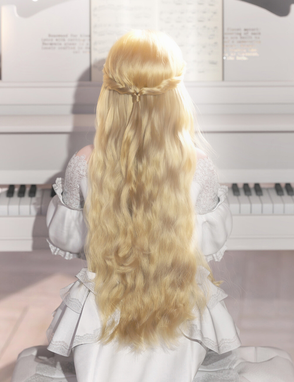 dforceprincessserieselvenhalfupdohair00maindaz3d9efb60f61944390d