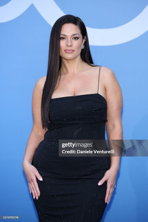 MILAN, ITALY - SEPTEMBER 22: Ashley Graham attends the CNMI Sustainable Fashion Awards 2024 during t