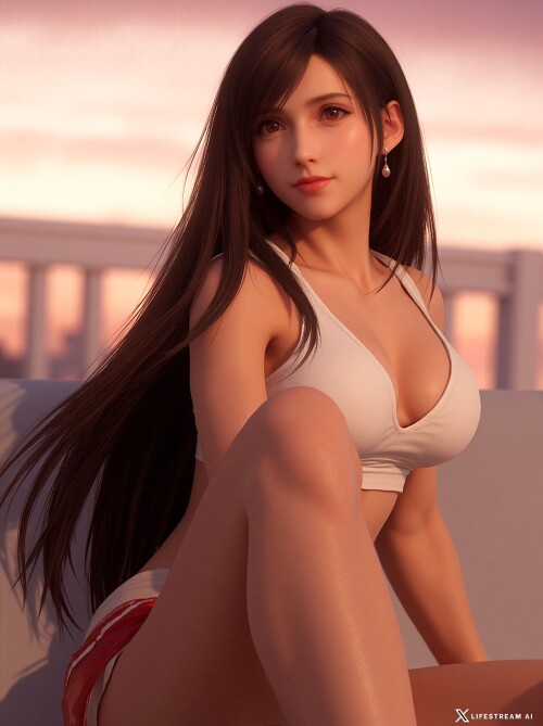 sunset tifa by lifestreamai dimthia